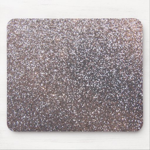 Image of Faux Silver glitter graphic Mouse Mat