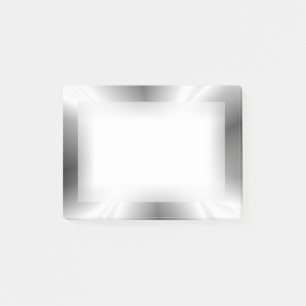 Faux Silver Metallic Post-it® Notes