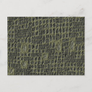 Faux Snake Skin Postcard