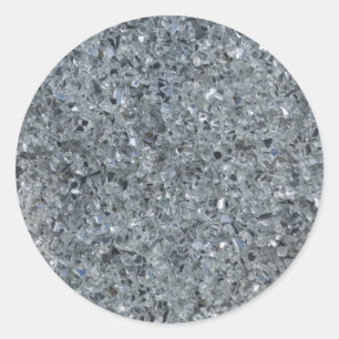 Faux Sparkle Classic Round Sticker