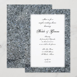 Faux Sparkle Couples Wedding Shower Invitation
