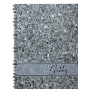 Faux Sparkle Notebook