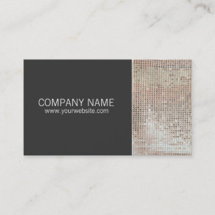 FAUX Sparkly Sequins Entertainment Business Card