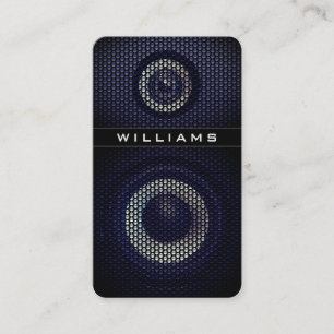 Faux speaker look business card