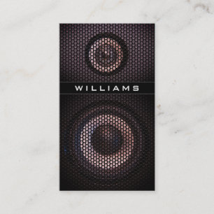 Faux speaker look  business card