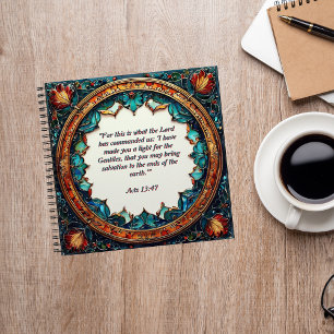 Faux Stained Glass Spend Time With Jesus Journal
