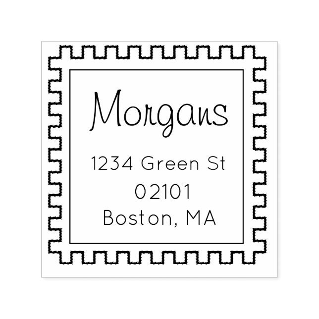 Faux Stamp | Return Address Stamp (Design)