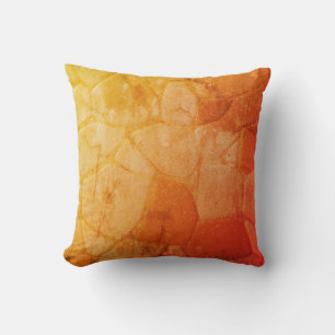 faux stone tile pattern aged photo cushion