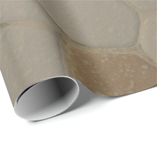 faux stone tile wrapping paper (Roll Corner)