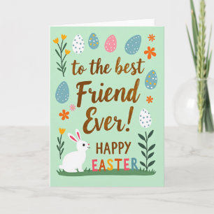 Faux Texture Easter Friend Card