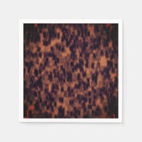 Faux Tortoise Shell Animal Print Pattern Party