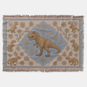 Faux-Turkish Style Tyrannosaurus Rex blanket