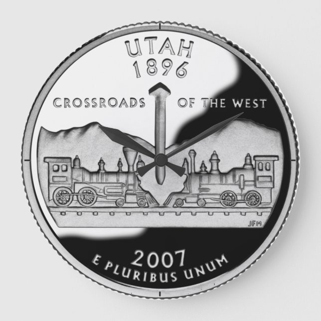 Faux Utah State Quarter Clock (Front)