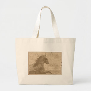 Faux Vintage Hackney Large Tote Bag