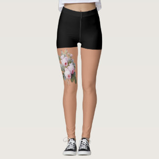 Faux Vintage roses Tattoo Leggings