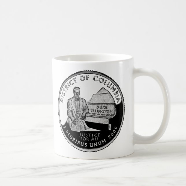 Faux Washington District of Columbia Quarter Coffee Mug (Right)
