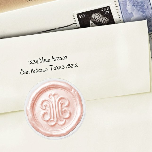 Faux Wax Seal Deep Impression Baby Pink (Creator Uploaded)