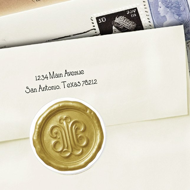 Faux Wax Seal Deep Impression Golden (Creator Uploaded)