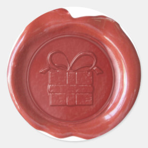 Faux Wax Seal - Red - GIFT