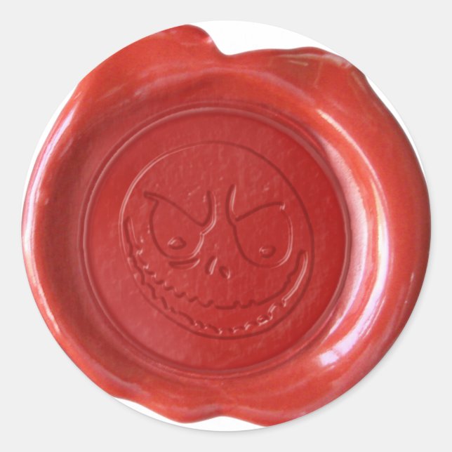 Faux Wax Seal - Red - GOBLIN (Front)