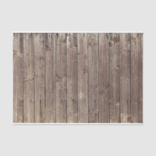 Faux Weathered Barn Wood Background Decoupage Tissue Paper