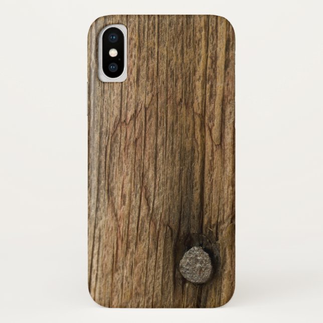 Faux Weathered Barn Wood Case-Mate iPhone Case (Back)