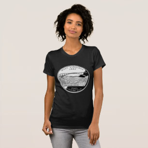Faux West Virginia State Quarter Women's T-Shirt