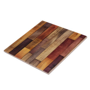 Faux Western wood pattern Tile