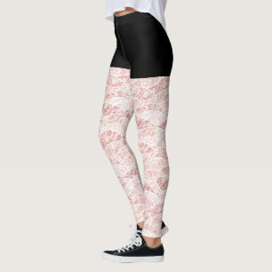 Faux White Lace Fishnet Leggings - Fun