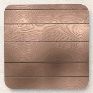 Faux Wood Cork Coaster