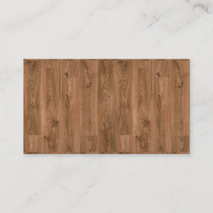 Faux Wood Grain Background Blank Business Cards
