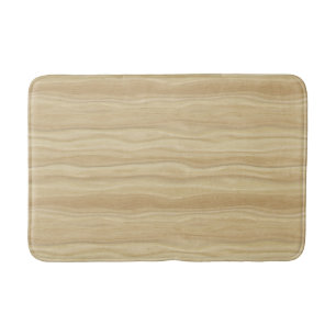 Faux Wood Grain Bath Mat