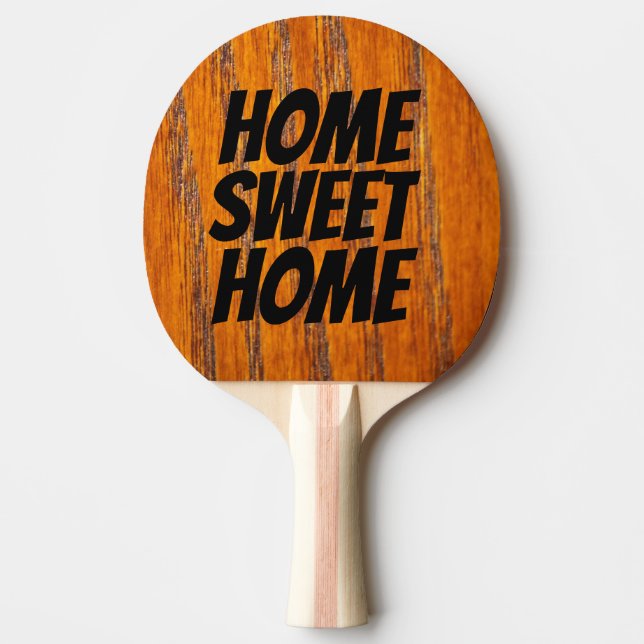 FAUX WOOD HOME SWEET HOME PADDLE (Front)