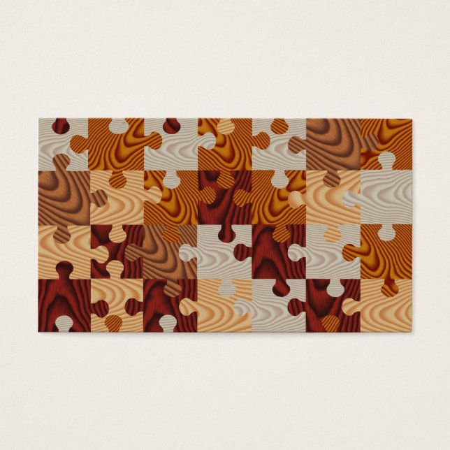 Faux wood jigsaw puzzle (Front)