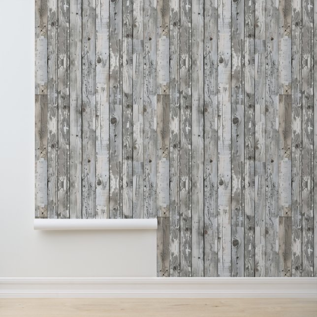Faux Wood Wallpaper (Application)