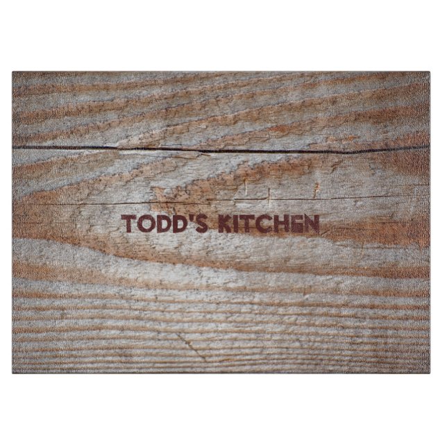 Faux Wooden Plank Cutting Board (Front)