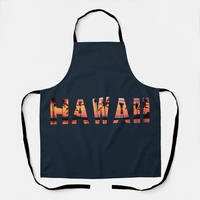 Faux Wrapped Canvas Print Apron (Front)