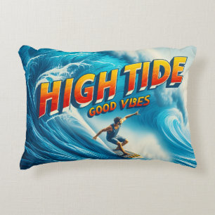 Faux Wrapped Canvas Print Decorative Cushion