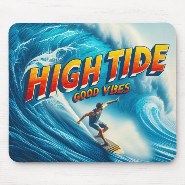 Faux Wrapped Canvas Print Mouse Mat (Front)