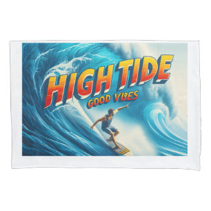 Faux Wrapped Canvas Print Pillowcase