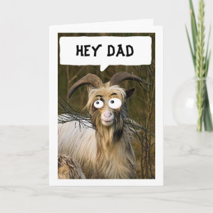 FAV CHILD SENDS YOU GOOFY GOAT FATHER'S DAY CARD