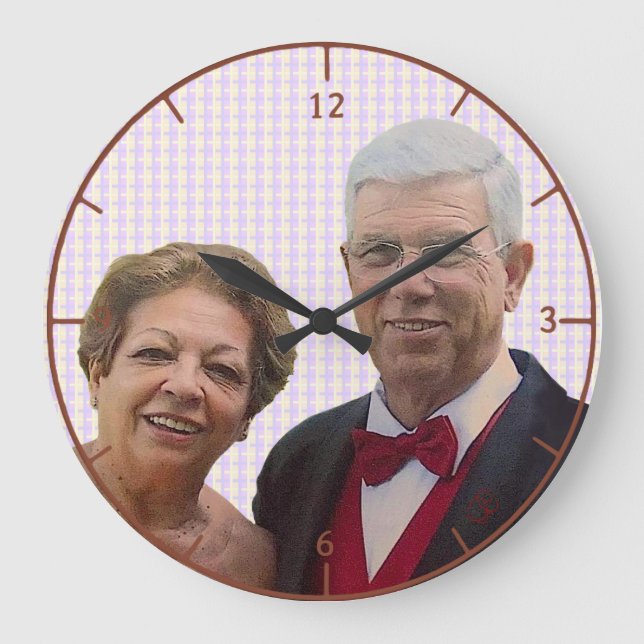 'Fave People' o' Clock' Wall Clock (Front)