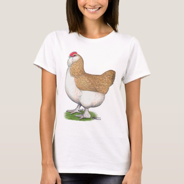 Faverolle Hen T-Shirt (Front)