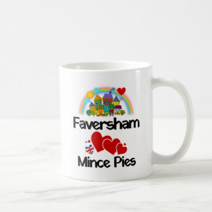 Faversham, Kent UK Loves Mince Pies Coffee Mug