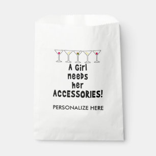 FAVOR BAGS - A GIRL NEEDS HER ACCESSORIES