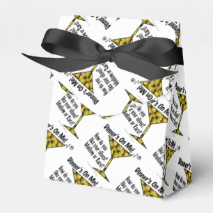 FAVOR BOXES - MEDIUM or RARE MARTINI OLIVES?