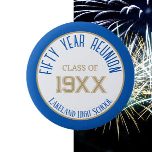 FAVOR! Custom 50th class reunion button