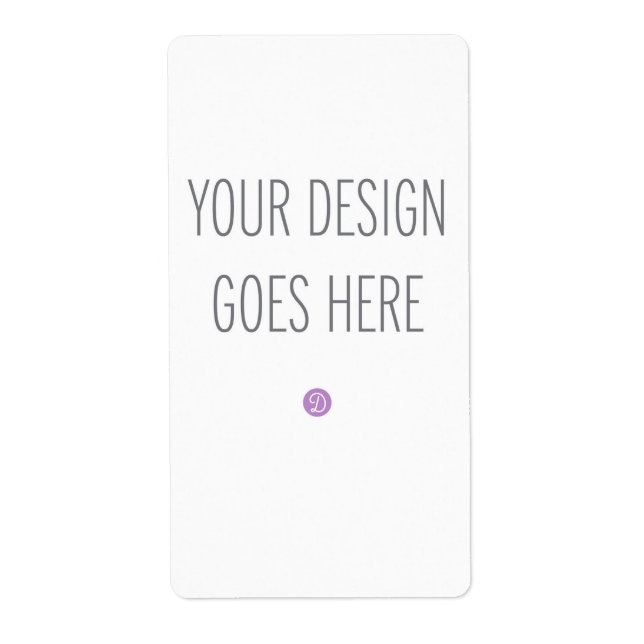 Favor/Gift Label Sticker Printing (Front)