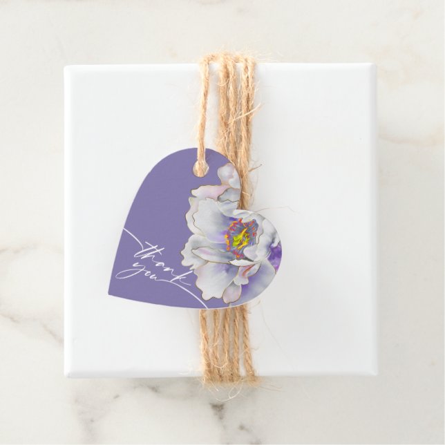 FAVOR TAG Purple Exotic Floral (In Situ)
