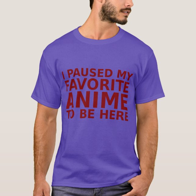 Favorite Anime boy T-Shirt (Front)